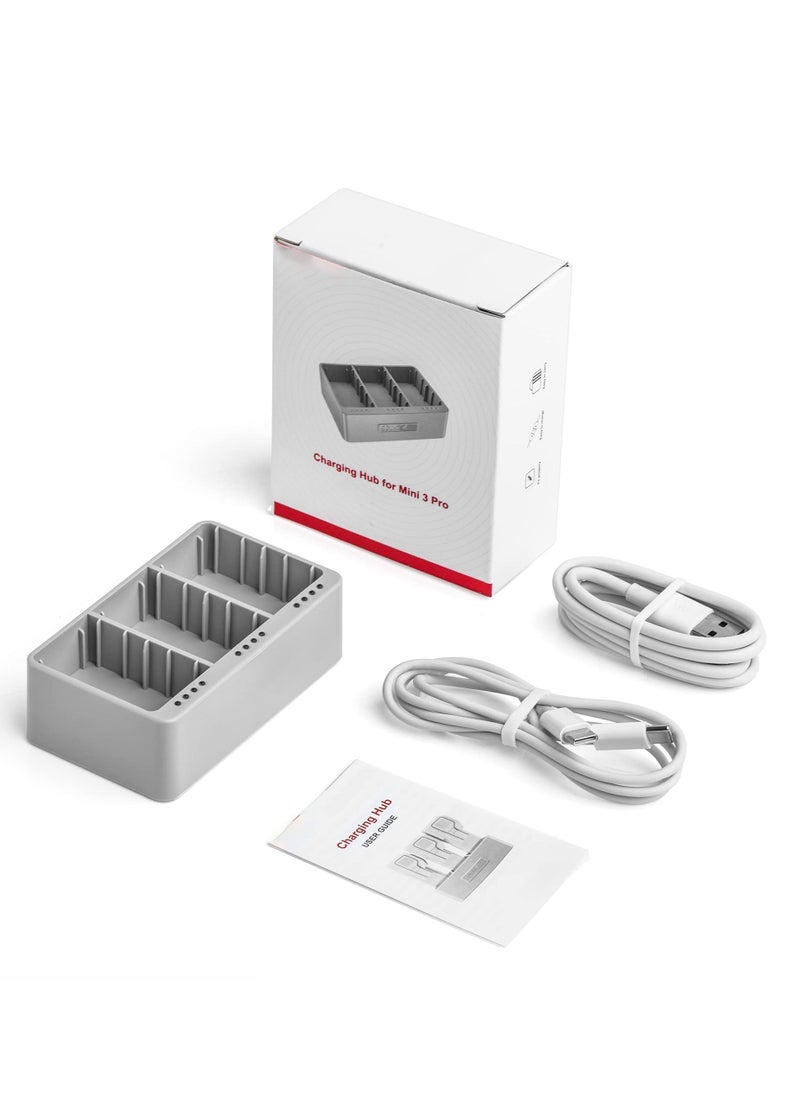 Generic - Battery Charging Hub for DJI Mini 3 Pro/Mini 3, Mini 3 Pro Two-Way Charging Hub for DJI Mini 3 Pro/Mini 3 Drone Accessory, Charge 3 Batteries - Image 1