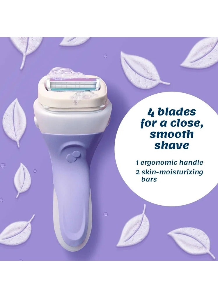Schick Intuition Pure Nourishment Cocoa Butter Razors for Women +Razors - Image 3