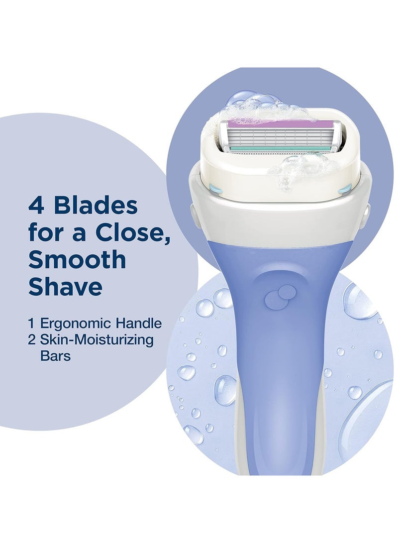 Schick Intuition Pure Nourishment Cocoa Butter Razors for Women +Razors - Image 5