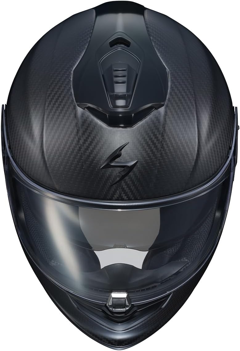 ScorpionEXO ST1400 EVO Carbon Fiber Full Face Motorcycle Helmet - Bluetooth Ready (Matte Black, Large) - Image 2