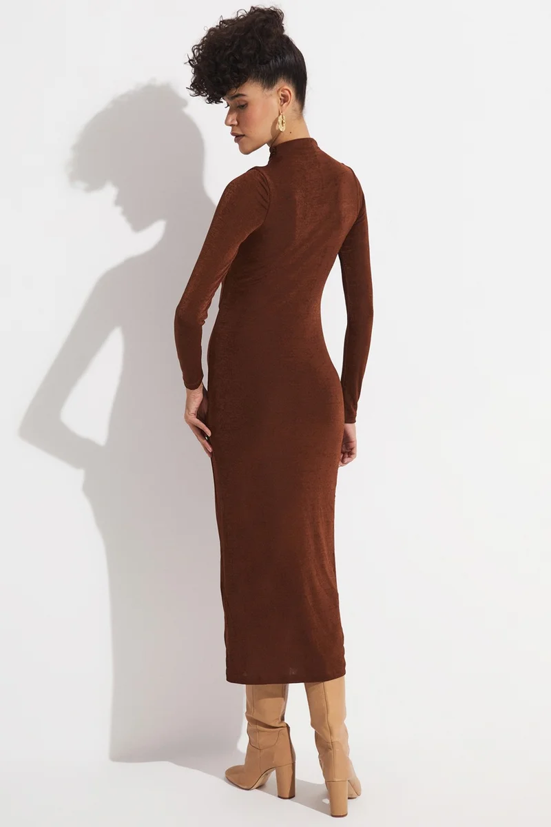 JUNE Criss Cross Midi Dress