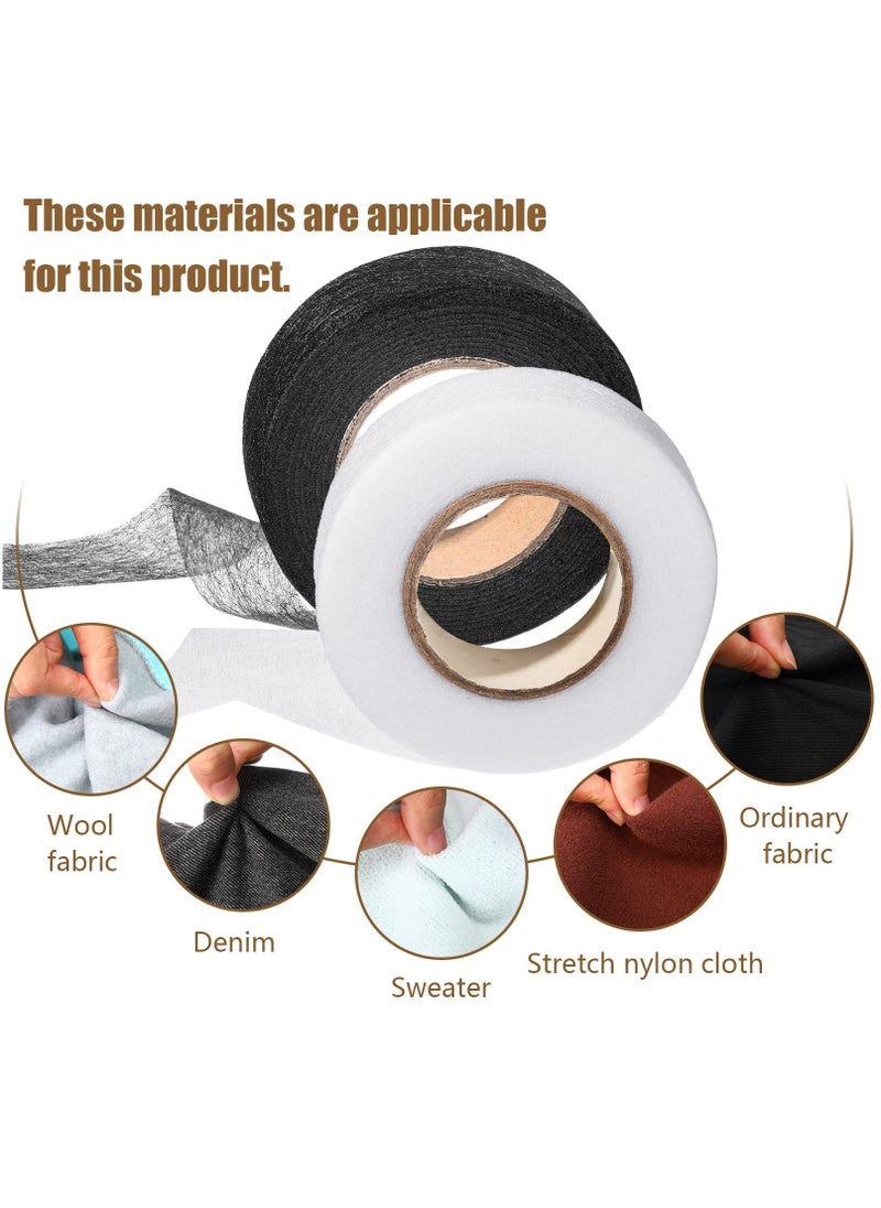 Generic - Iron-On Fabric Tape Heavy Duty Fusible Adhesive Hemming Strip to Repair Curtains, Clothes, Pants, Pillow Case, Uniform - No Sewing - Image 1