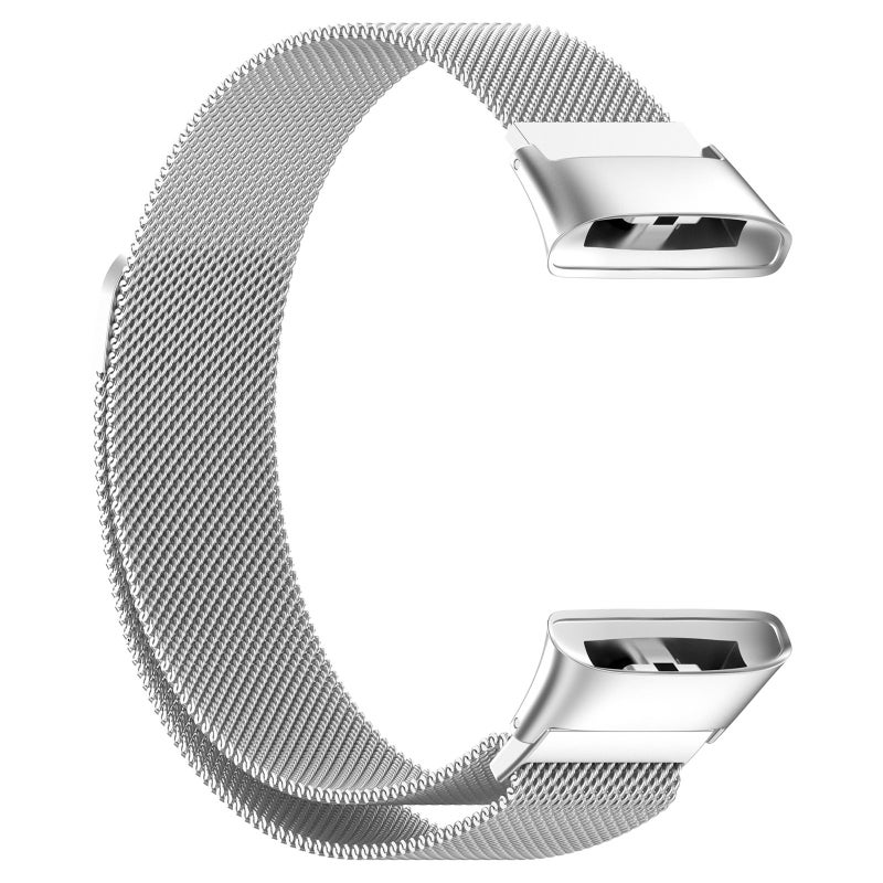 erorex For Xiaomi Redmi Watch 3 / Mi Watch Lite 3 Milanese Metal Watch Band(Silver) - Image 2
