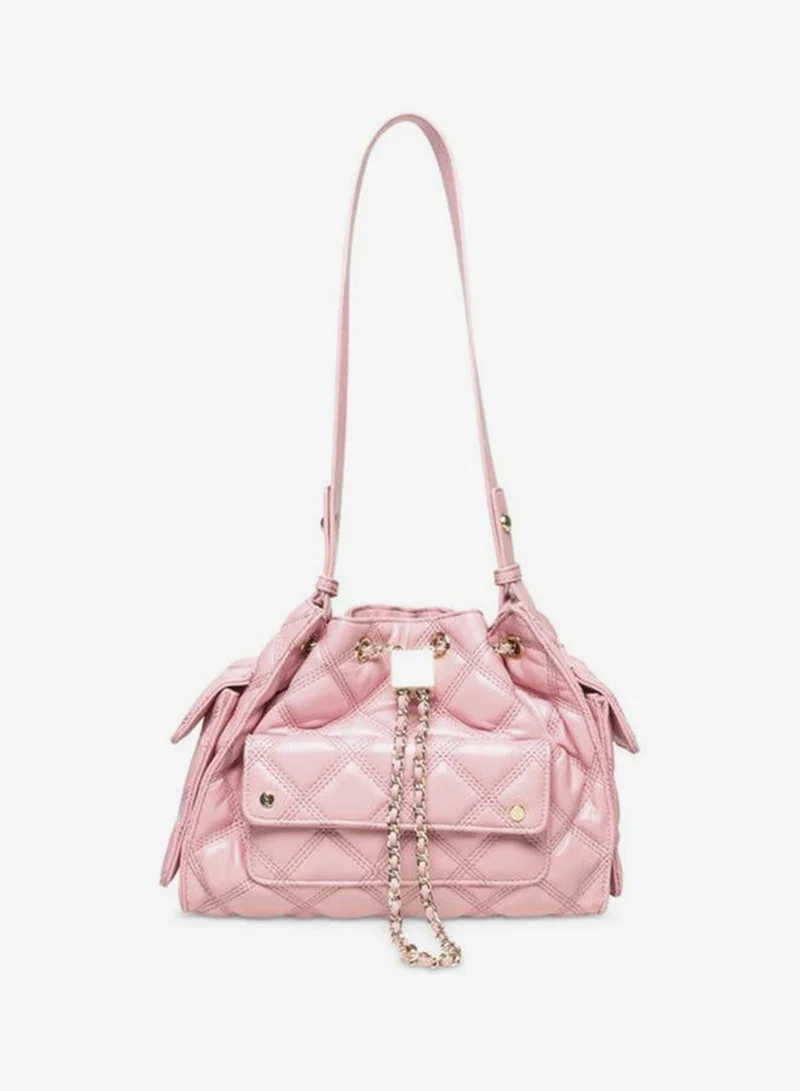 Bmicki Light Pink Women's Hobo Bag