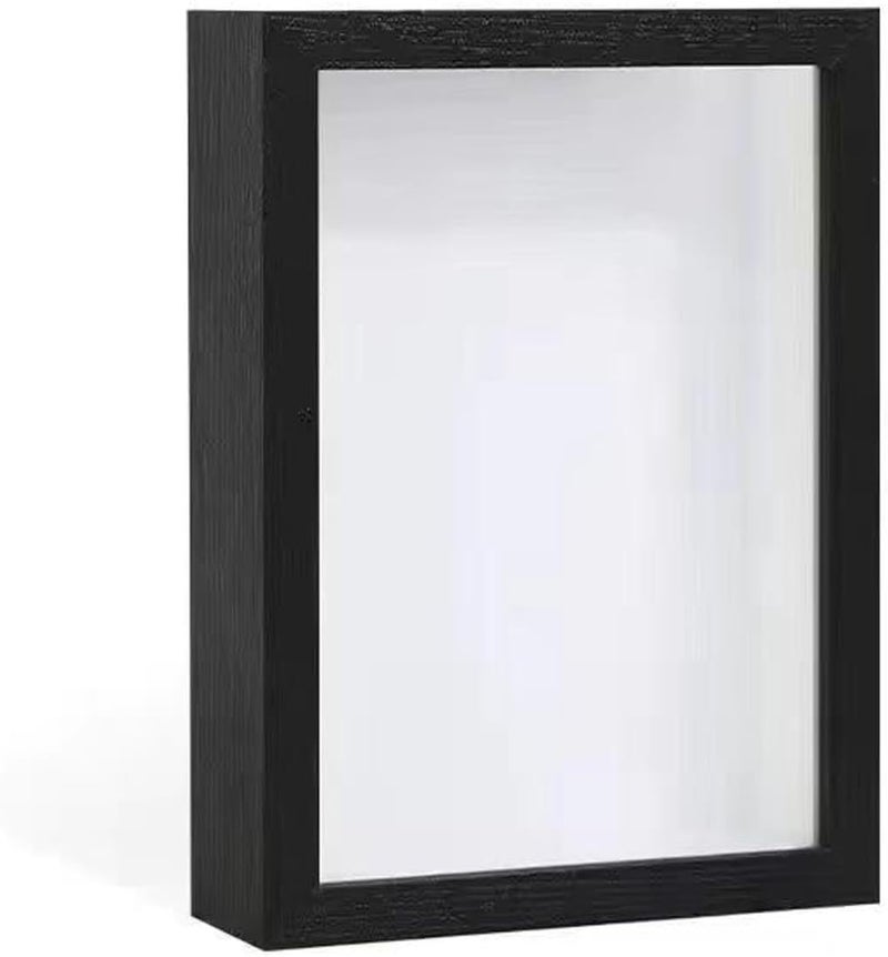 WINBOB Shadow Box Display Case Frame, 4 x 6 inches, Memory Case for Photos, Medals, Crafts, Black (Black, 4x6) - Image 1