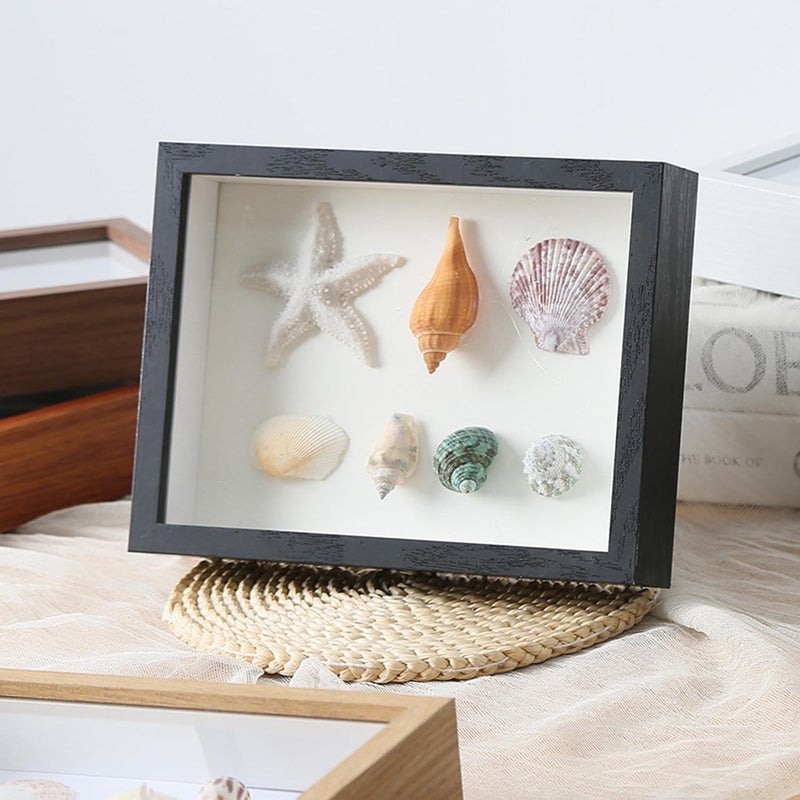 WINBOB Shadow Box Display Case Frame, 4 x 6 inches, Memory Case for Photos, Medals, Crafts, Black (Black, 4x6) - Image 3