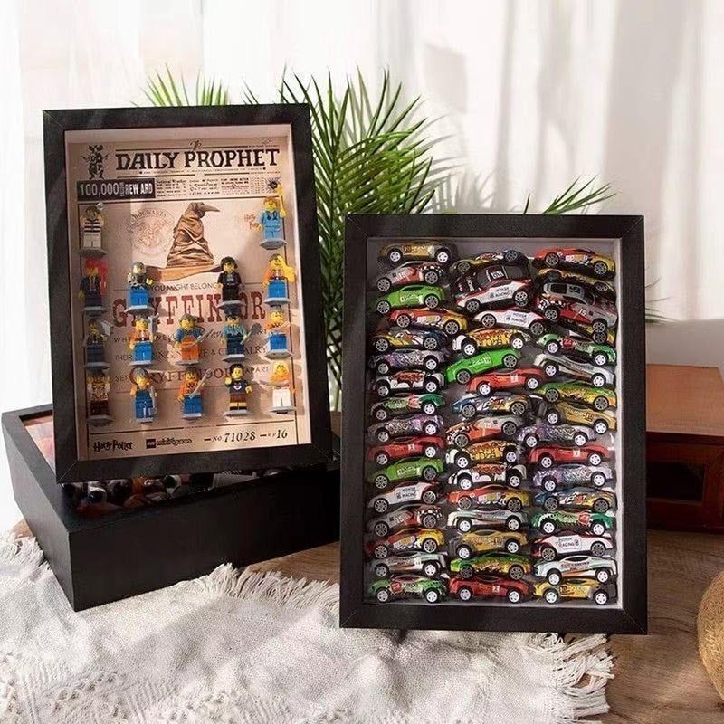 WINBOB Shadow Box Display Case Frame, 4 x 6 inches, Memory Case for Photos, Medals, Crafts, Black (Black, 4x6) - Image 4
