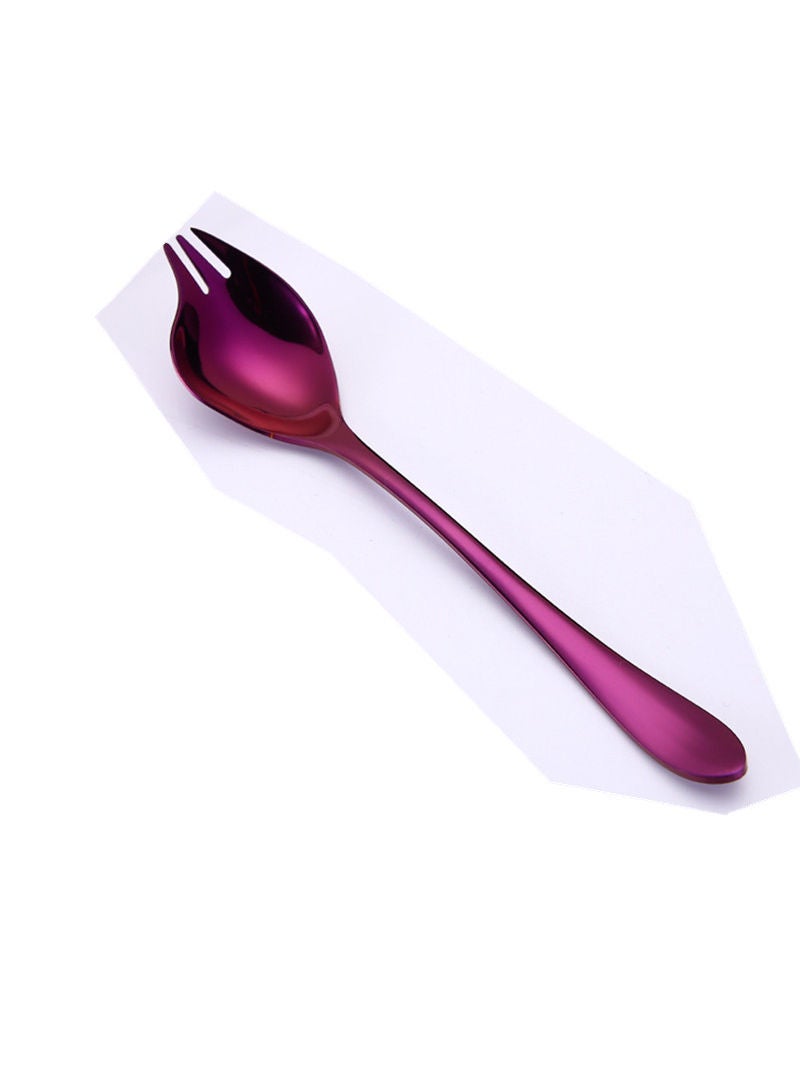 مجموعة شوك للفاكهة من قطعتين أرجواني 18.2سم - Image 1