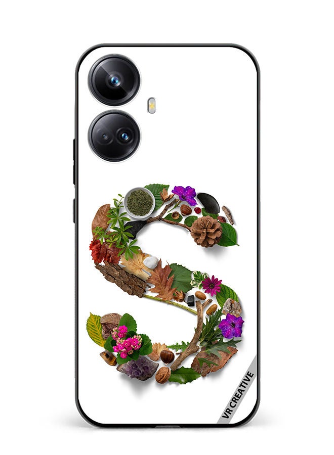VR CREATIVE Protective Case Cover For Realme 10 Pro Plus Alphabet S Design Multicolour - Image 1
