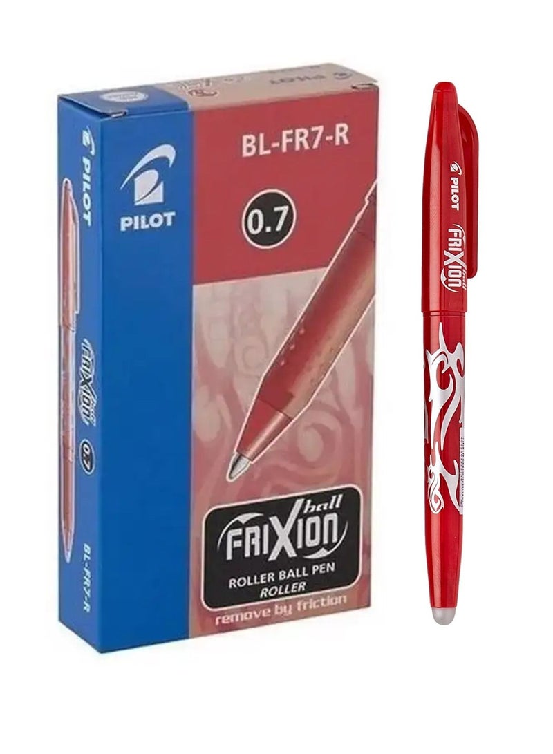PILOT 12-Piece Frixion Erasable Ball Pen 0.7mm Tip Red Ink  - Image 1