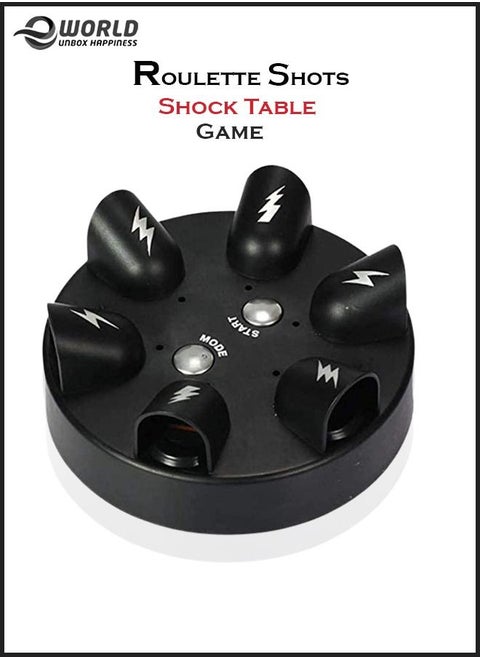 Amazing Roulette Truth or dare party game, tricky electric lie detector polygraph test