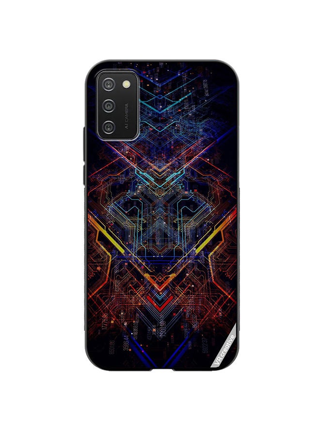 VR CREATIVE Protective Case Cover For Samsung Galaxy A03s Multicolor Design - Image 1