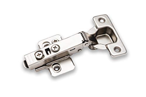 Berta 4-Pack Full Overlay Frameless Soft-Close European Hinges, 110° 3D Adjustable, Clip-On Concealed Kitchen Cabinet Door Hinges with Screws - Ideal for Modern Cabinets - Image 2