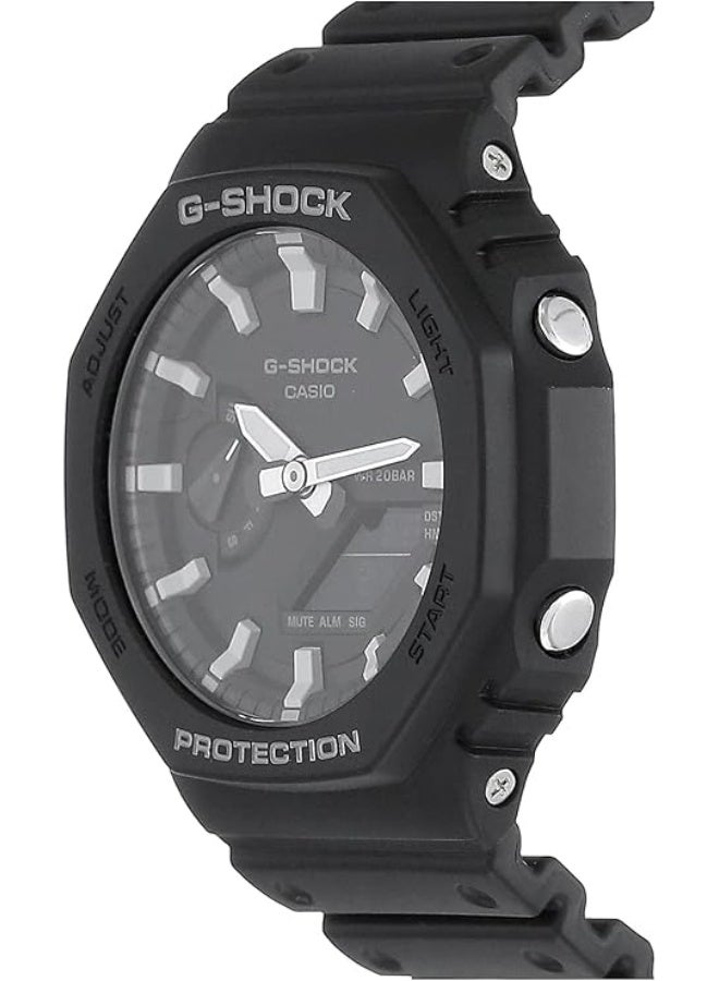 جي شوك ساعة جي شوك التناظرية الرقمية بتوقيت عالمي GA-2100-1A - Image 3