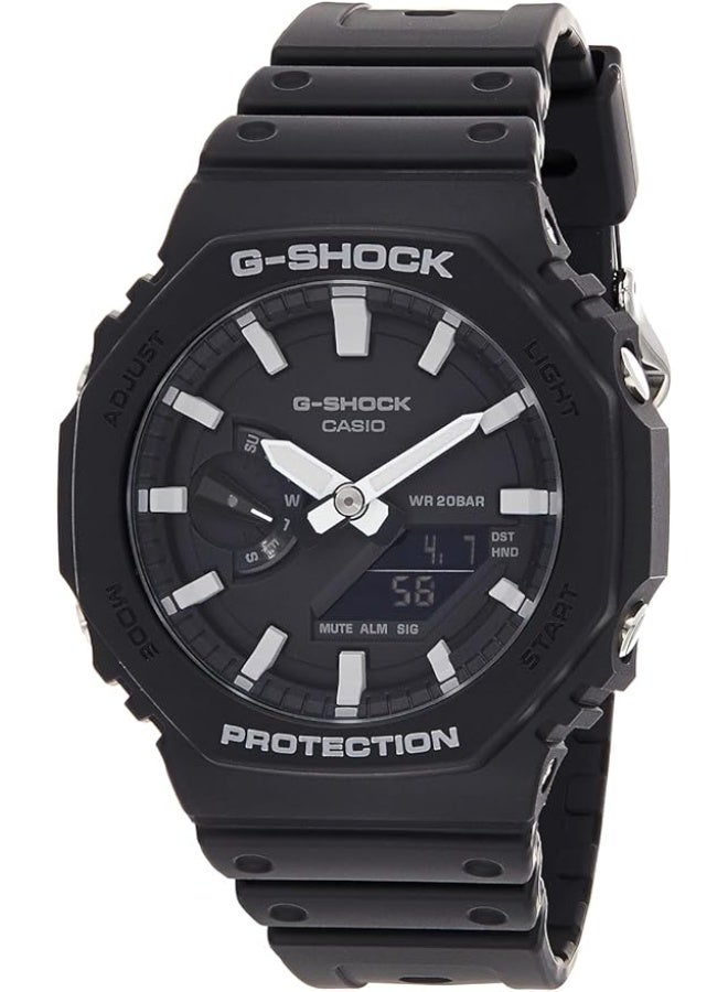 جي شوك ساعة جي شوك التناظرية الرقمية بتوقيت عالمي GA-2100-1A - Image 1