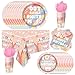 JU XIN 81Pcs Groovy Funky 10th Colorful Birthday Groovy Retro Hippie Boho Birthday Party Decoration Baby Shower Party Decorations - Image 2