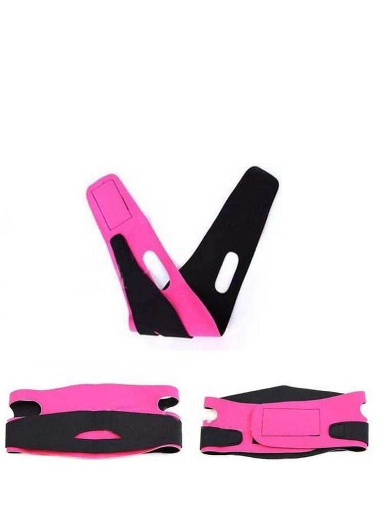 SYOSI V mask double chin reducer lifting and slimming masks, Chin up Contour Lifting Firming Moisturizing Mask All Night,Silicone V-Line Lifting Patches - Image 1