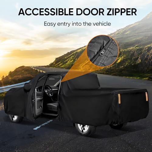 NEVERLAND Truck Cover Waterproof All Weather - Pickup Truck Car Cover Fit for Ford F150, Chevrolet Silverado 1500, Gmc Sierra, Ram 1500, Toyota Tacoma (Length Up to 242 inch) - Image 3