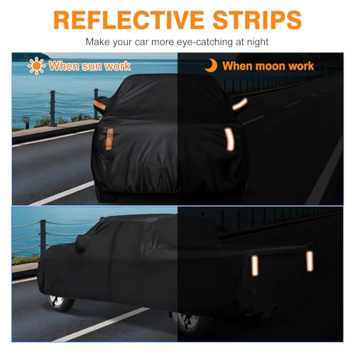 NEVERLAND Truck Cover Waterproof All Weather - Pickup Truck Car Cover Fit for Ford F150, Chevrolet Silverado 1500, Gmc Sierra, Ram 1500, Toyota Tacoma (Length Up to 242 inch) - Image 5