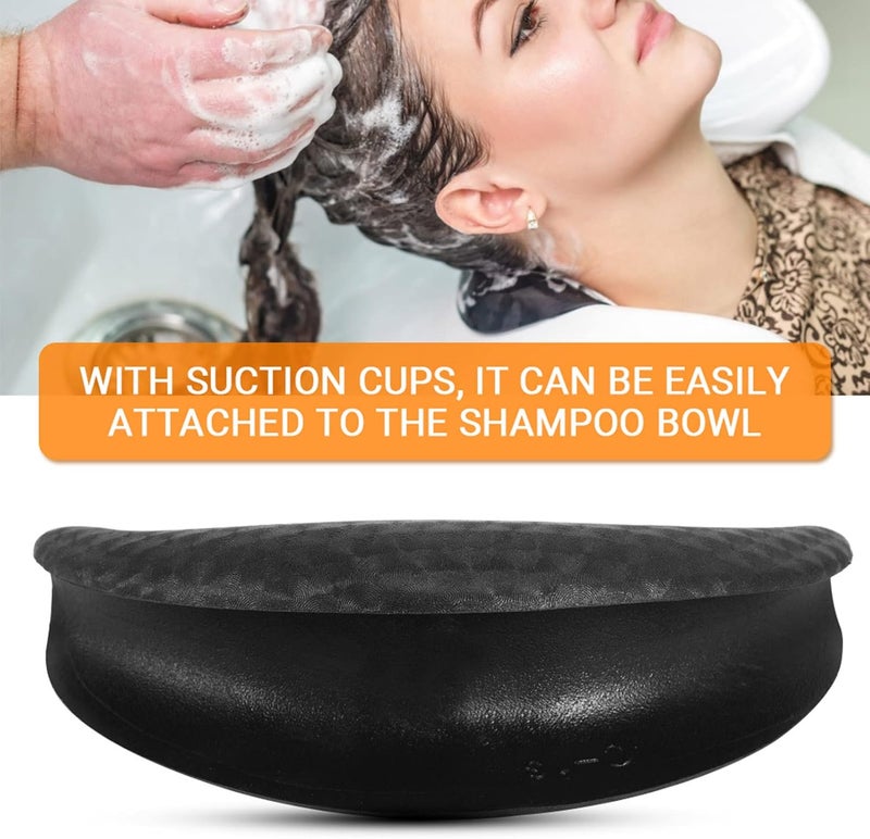 Salon Neck Rest Pillow, Ceramic Basin Washbasin, PVC Large Bent Neck Pillow, Replacement Shampoo Bowl for Salon, Styling Salon Beauty Supplies - Image 3