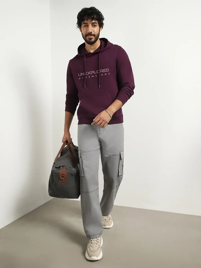 Nobero  Nobero Maroon Hoodie for Men for Men | Best Price UAE