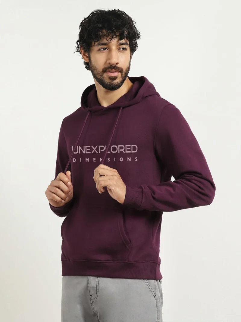 Nobero  Nobero Maroon Hoodie for Men for Men | Best Price UAE