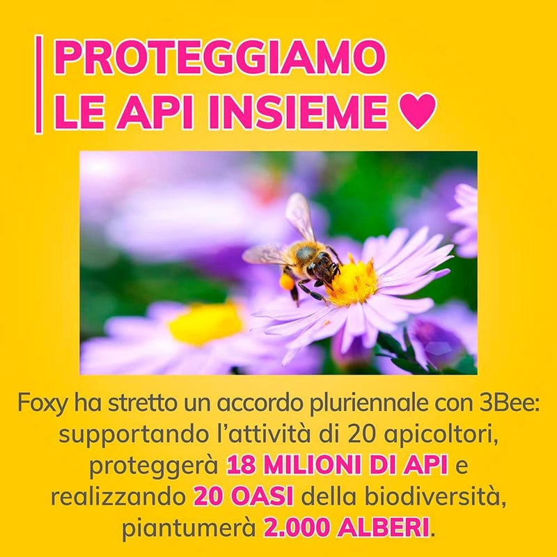 Foxy Love The Bee | Toilet Paper 56 Rolls of 225 tears | 2 ply high Thickness | FSC | 100% Renewable Electricity| Recyclable Packaging Made from Recycled Plastic - Image 3