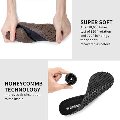 Grand Attack Barefoot Shoes Women,Wide Toe Box Minimalist Zero Drop Walking Shoes Lightweight Cross Training Trail Running Wrestling Weightlifting Fitness Rock Climbing Gym Sneakers Blackk Size 9 - Image 5