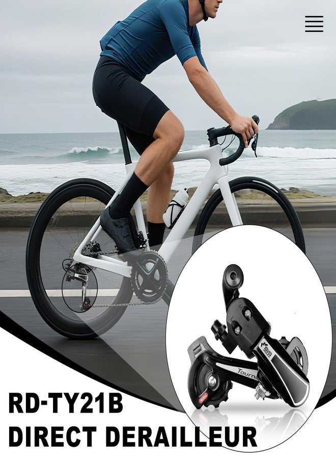 Relwears RD-TY21B 6/7 Speed Direct Mount Derailleur for Mountain Tricycle Commuter Cruiser Bike - Image 3