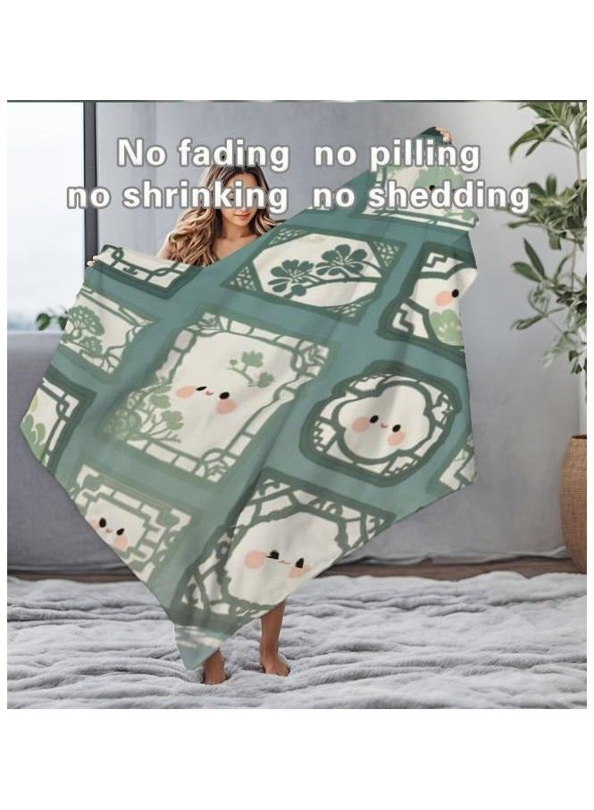 general Flannel thin blanket (warm and comfortable, suitable for sleep, gaming, dust removal and sandproof) 150cm*200cm - 92 - Image 1