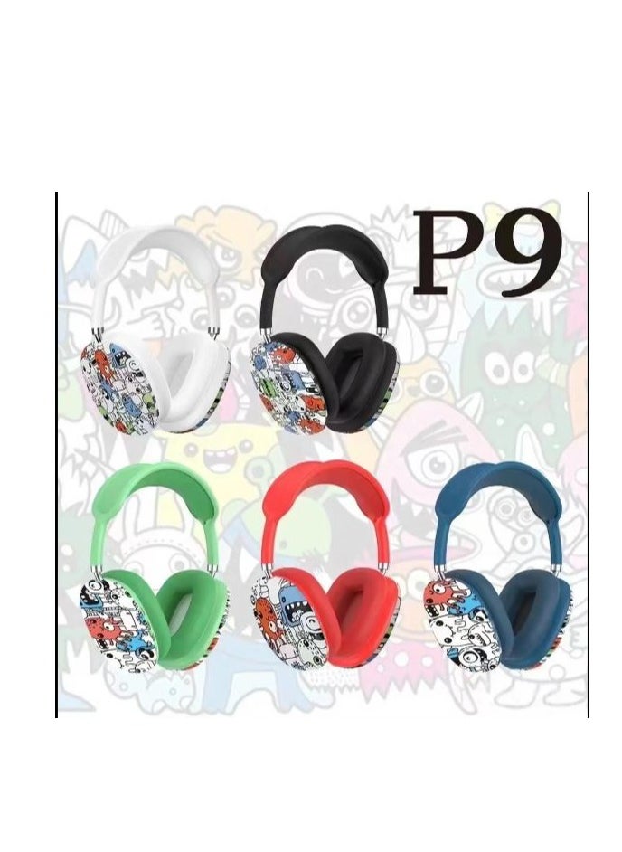 Generic - Wireless Headphone P9 Max With Hidden Mic white - Image 1