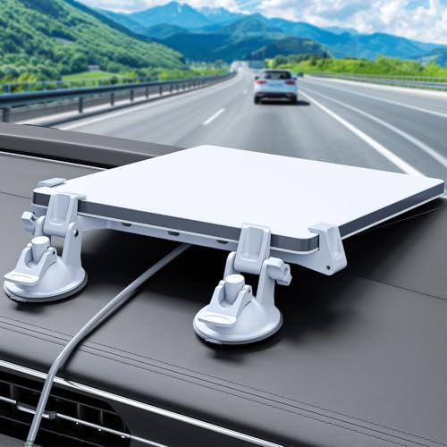 fonken Linkoostar Starlink Mini Car Mount for Dashboard, Starlink Mini Mount for Car Starlink Mini Suction Cup Mount for Dashboard & windshield Suitable for Most Vehicles and Ensures Stable Satellite Signal - Image 1