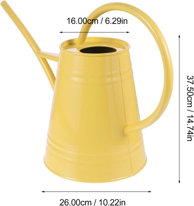 comfrt Watering Cans with Handle Long Spout Watering Can for Succulents Bonsai Catus Garden Plants and Potted Flower Gardening Tool Yellow 2.2L - Image 3
