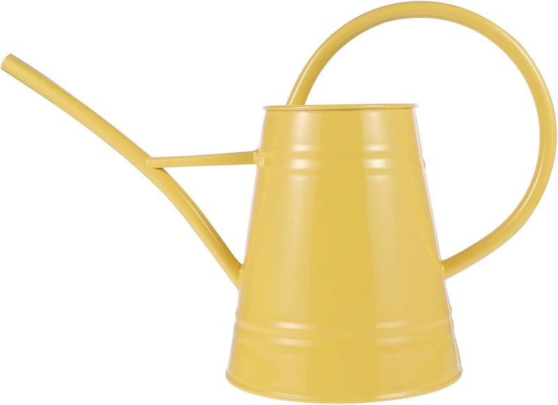comfrt Watering Cans with Handle Long Spout Watering Can for Succulents Bonsai Catus Garden Plants and Potted Flower Gardening Tool Yellow 2.2L - Image 1