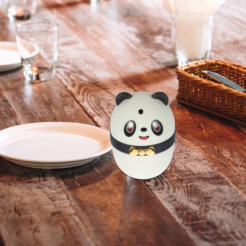 Panda Cartoon Toothpick Holder Pressing Type With Lid Kitchen Dining Portable Household Organizer Black White - Image 5