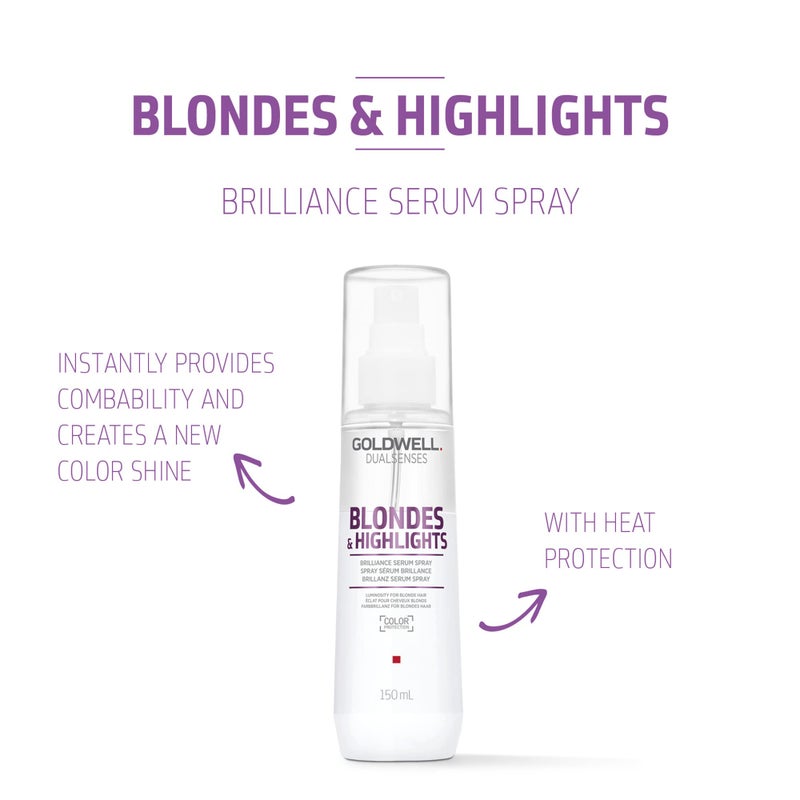 Goldwell Dualsenses Blondes & Highlights Brilliance Serum Spray 150mL - Image 2