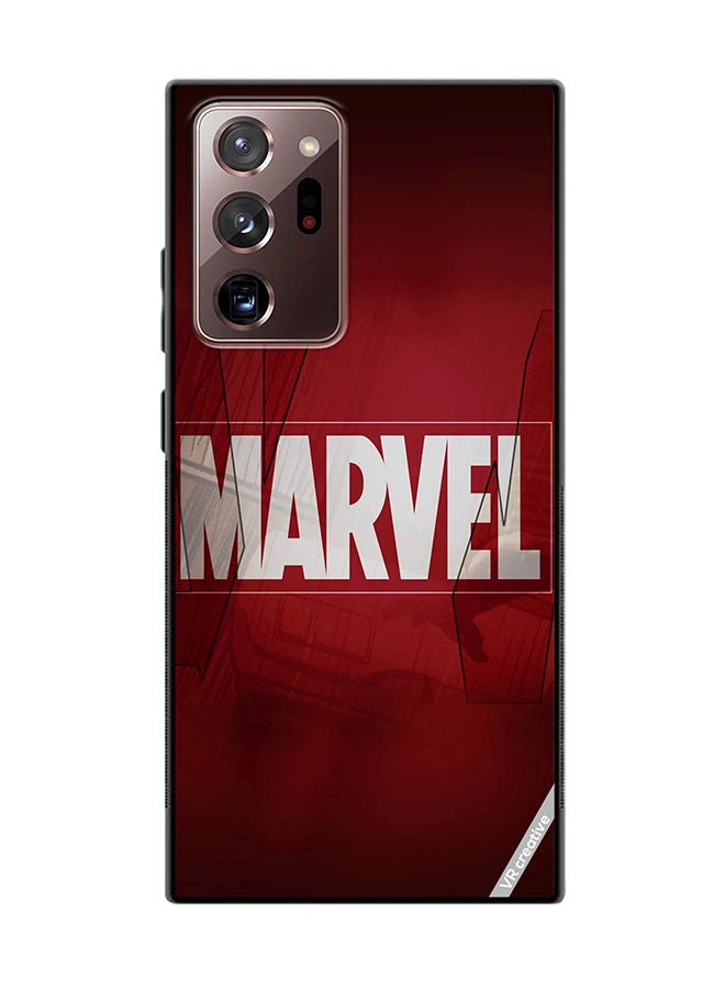 VR CREATIVE Protective Case Cover For Samsung Galaxy Note20 Ultra 5G Marvel Logo Design Multicolour - Image 1