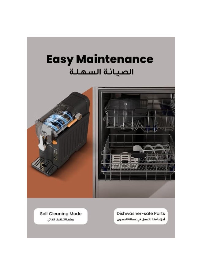 بورودو صانعة مشروبات مثلجة متعددة الوظائف بسعة 2.6 لتر مع أدوات تحكم سهلة الاستخدام وخلاط فعال / خلاط متعدد الوظائف لتحضير الميلك شيك والآيس كريم والمشروبات المثلجة / جهاز تجميد سريع / صانع مشروبات مجمدة / صانع عصائر مجمدة وكوكتيلات ومشروبات مثلجة - لون أسود - Image 3