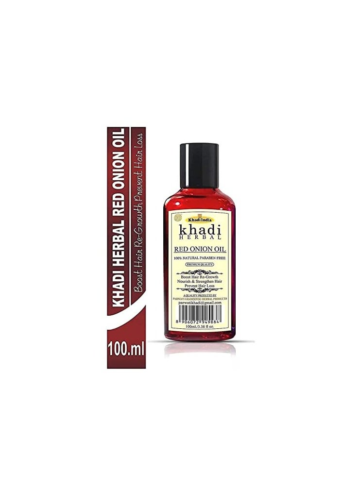 Khadi Natural Herbal - Khadi Natural Herbal Natural Red Onion Oil For Hair Growth (Pack Of-1) - Image 1