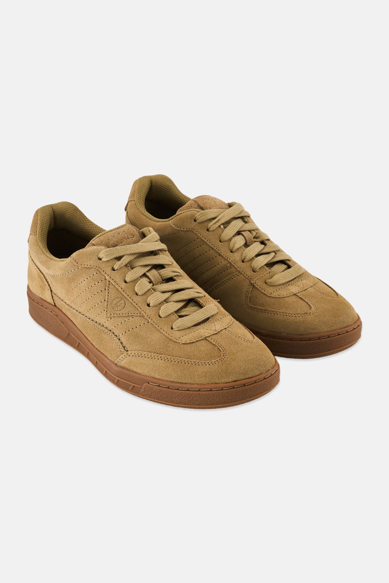 clarks Men Standard CraftRally Ace Lace Up Casual Shoes, Tan - Image 1