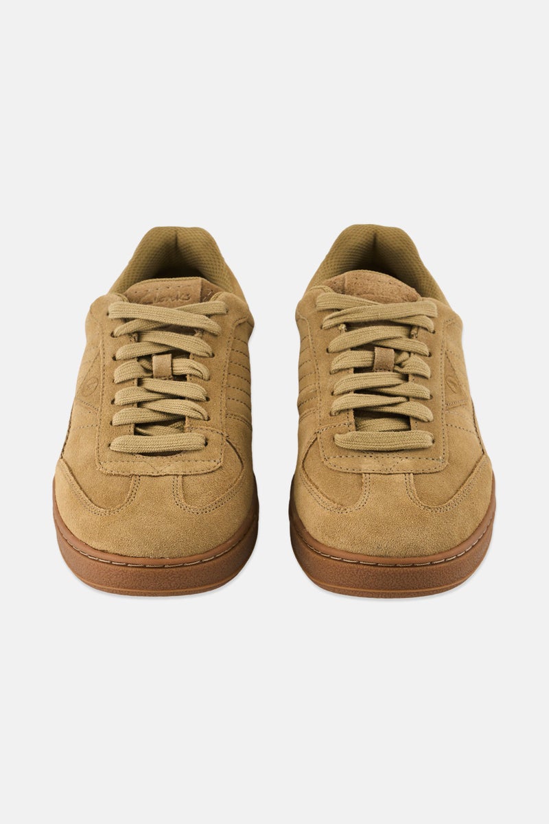 clarks Men Standard CraftRally Ace Lace Up Casual Shoes, Tan - Image 4