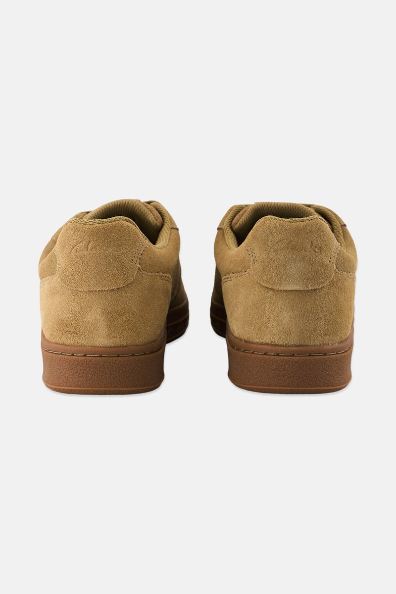clarks Men Standard CraftRally Ace Lace Up Casual Shoes, Tan - Image 2