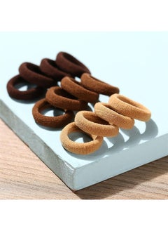 roaiss 18 Dark Elastic Hairbands Soft And Solid Hair Binding Towel, The Hair Loop Is Not Easy To Deform After Being Pulled For A Long Time  - Image 4