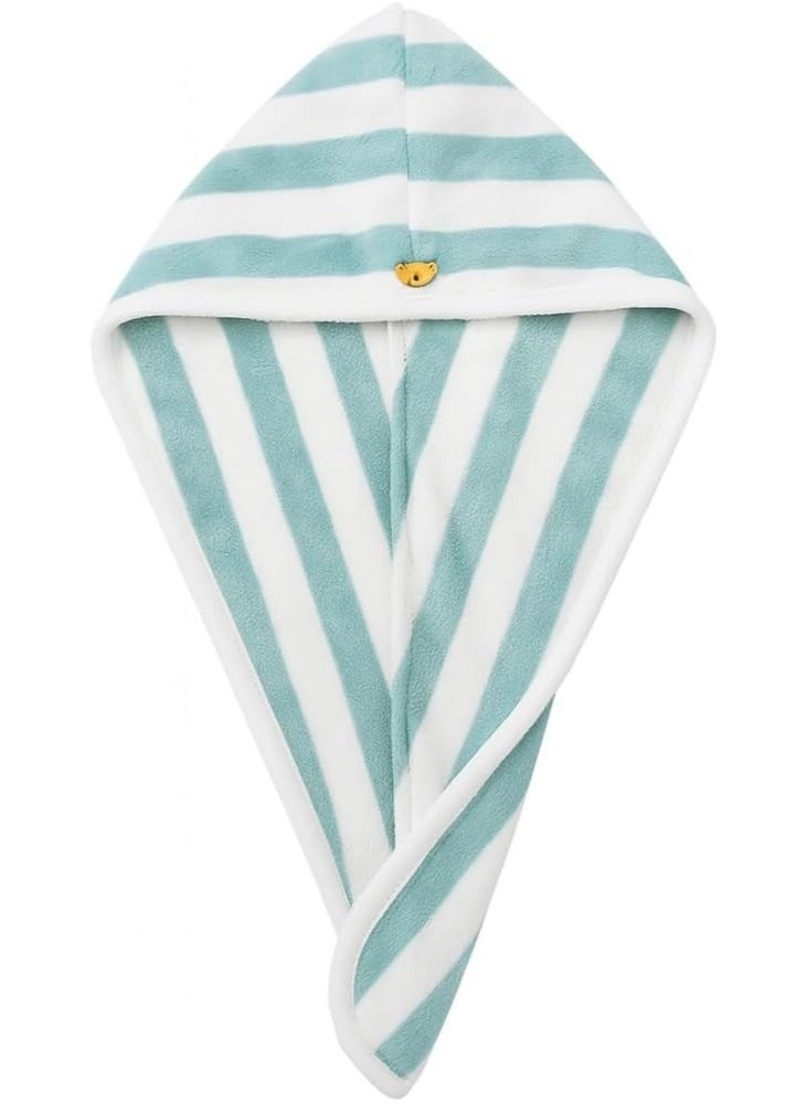 Microfiber Hair Towel – Green - Image 1