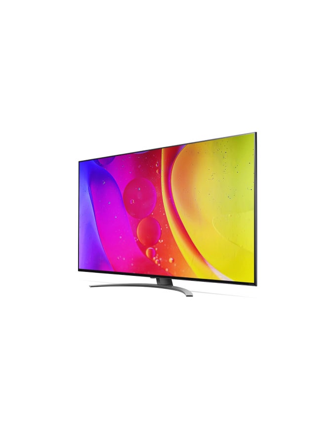 LG 55 Inch Nano Cell TV, NANO84 Series, Cinema Screen Design 4K Active HDR WebOS Smart AI ThinQ Local Dimming 55NANO846QA Black - Image 5