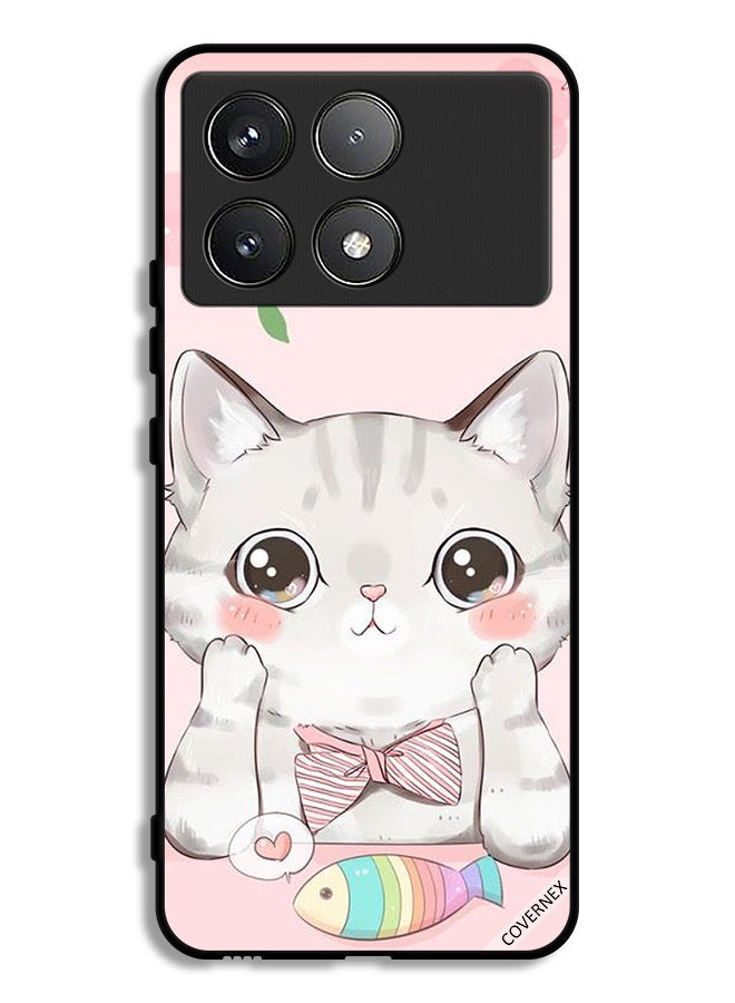 Covernex Xiaomi Poco F6 Pro Protective Case Cover Cat Fish - Image 1