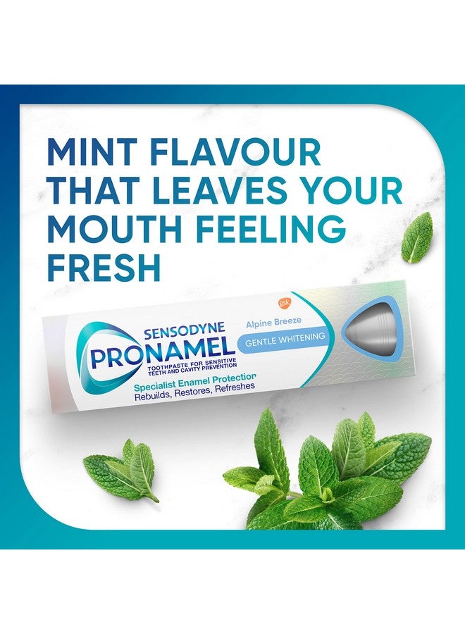Sensodyne Pronamel Gentle Whitening Enamel Toothpaste for Sensitive Teeth - 4 Ounces (Pack of 3) - Image 2