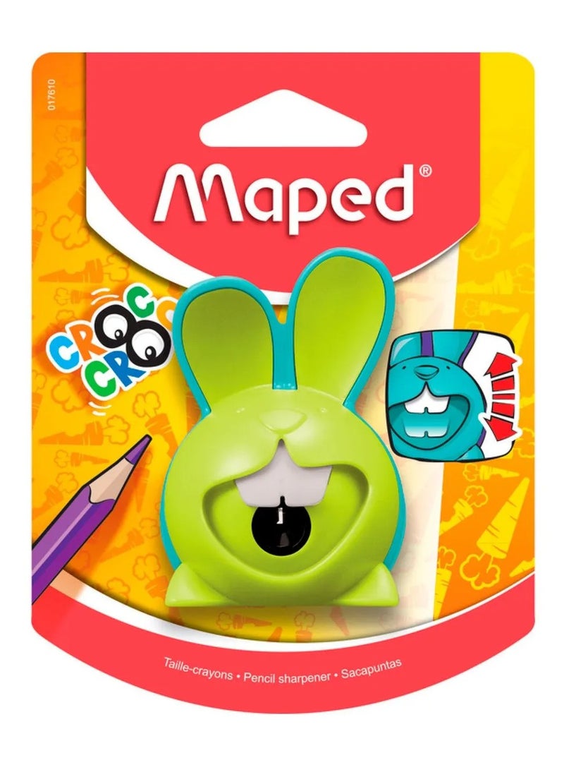 Maped مبراة واحدة من كروك كروك بثقب واحد بألوان متنوعة - Image 2