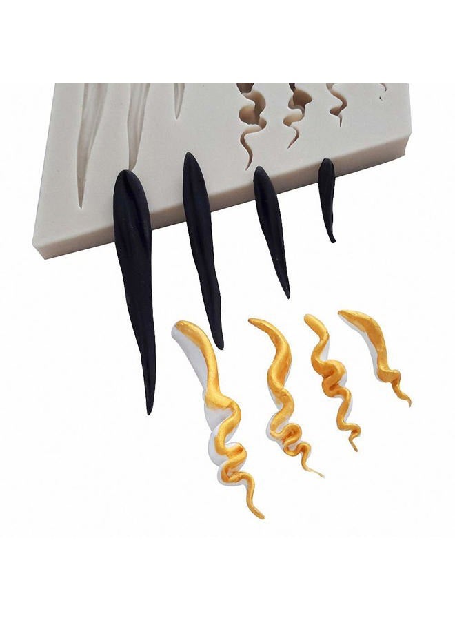 Fewo Girl Doll Hair Silicone Clay Mold Woman Hair Fondant Mould Cake Decorating Tools Gumpaste Polymer Clay Crafting - Image 4