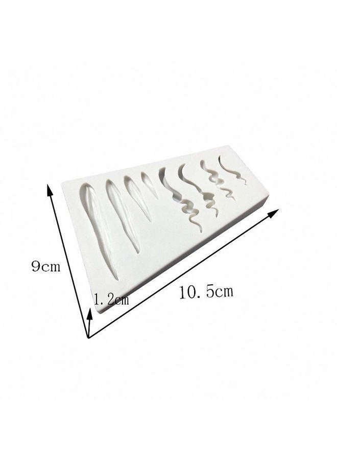 Fewo Girl Doll Hair Silicone Clay Mold Woman Hair Fondant Mould Cake Decorating Tools Gumpaste Polymer Clay Crafting - Image 2